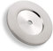 2 x SO-TECH® Unterlegplatte Ø 52 mm echt Edelstahl für Türstopper TOPPER