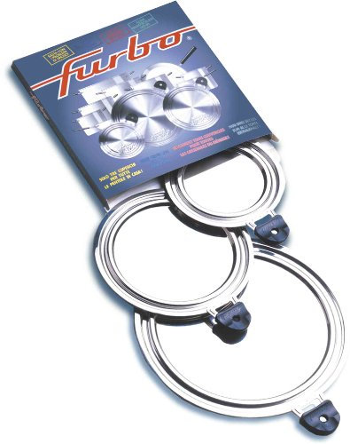 FURBO® SET 3 COPERCHI PER TUTTE LE PENTOLE IN ACCIAIO INOX 18/10 DA 14 A 30 cm