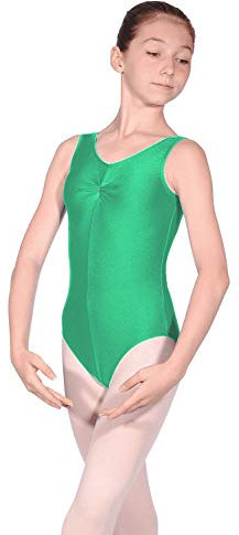 Roch Valley Sheree ärmelloses Ballett Trikot aus Lycra Grün Eu 36-38 (3)