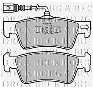 Borg & Beck BBP2007 Rear Brake Pads To Fit Hyundai Sante Fe 07-