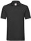 Fruit of the Loom Men's Polo Shirt - Black - X-Large