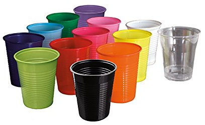 MONOART Trinkbecher 180 ml schwarz 1000 Stück