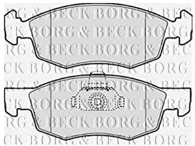 Borg & Beck BBP1886 Front Brake Pads To Fit Fiat Doblo 01-