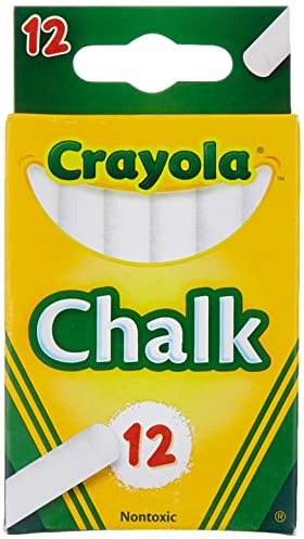 Crayola, 1 Pack of 12 chalk, White