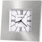 Howard Miller Kendal Tischuhr 645-749 - Silber Square Aluminium Home Decor mit Quarzuhrwerk