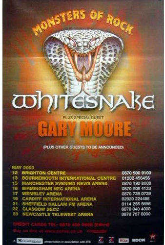 WHITESNAKE – Monsters of Rocks – 100 x 150 cm zeigt/Poster