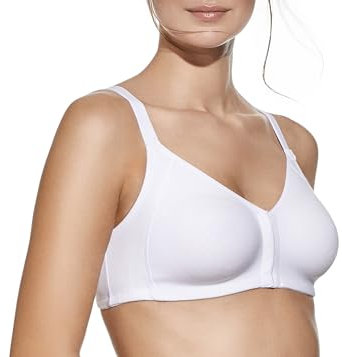 Selene Sujetador Blanca Preformado Algodon Doble Capa Sin Aros Blanco 115C