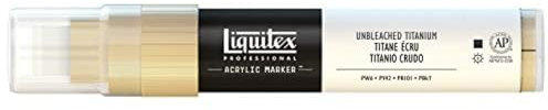 Liquitex Professional Paint Marker with 8-15 mm Wide Nib - Unbleached Titanium