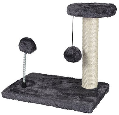Love Story, Arbre à Chaton avec Jouets 30 x 20 x H28 cm Anthracite