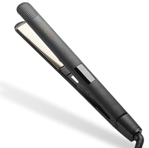 Max Pro Evolution glätteisen & hair straightener - Haarglätter für locken und glätten - glatteiseisen ideal für Reise - reiseglätteisen & reise glätteisen - Schwarz