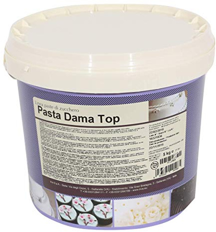Pasta Di Zucchero Dama Top Irca Bianca 5 kg