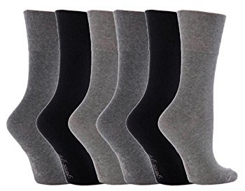 Gentle Grip Ladies Colourburst Socks Pack of 3
