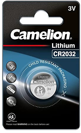 Camelion 1-er Blister Cr2032 Knopfzelle 1-Er Blister Cr2032 Knopfzelle, Silber, Einheitsgröße, 98 0 14 532