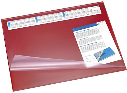 L‰ufer Schreibunterlage SYNTHOS VSP, 520 x 650 mm, rot VE = 1