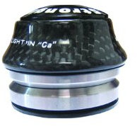Stronglight Light in Carbon Steuersatz Schwarz Einheitsgröße