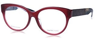 Brillen Bottega Veneta B.V. 312/F UJN RED BROWN LEATHER 54/18/ WOMAN