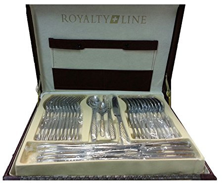 Royalty Line - Valigetta Set 72 posate in ACCIAIO INOX