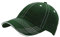 Cofee Baseball Cap Trendy, Kreuz auf Schirm, Grün, 4051