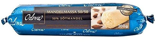 Odense Mandelmassa - Pâte D'Amande 50% D'Amandes 200G - Paquet de 6