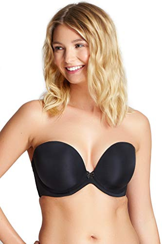Cleo by Panache Cleo Women's Koko Strapless Bra, Black, 34D