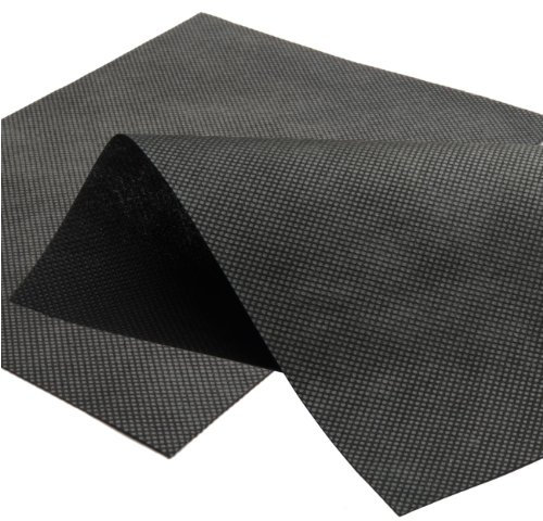 Masgard 200 m² Unkrautvlies Gartenvlies Unkrautfolie 1,00 m x 200,00 m - 50 g/m² - schwarz