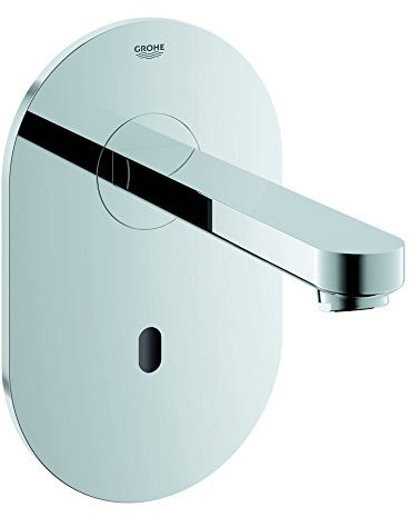 GROHE Euroeco Cosmopolitan E - Bluetooth Infrarot-Elektronik für Waschtisch (automatische Spülung, thermische Desinfektion, Reinigungsmodus), chrom, 36410000