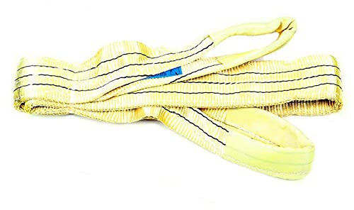 Hebegurt | 3000 kg Tragkraft | 2 m Länge | 90 mm Breite | Hebeband mit Endschlaufe | Hebeschlinge