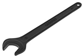 GEDORE 894 19 Einmaulschlüssel, 19 mm, Mit Aufhängeloch, Hochwertiger Vanadium-Stahl, Blendfreie Optik, Manganphosphatiert, Nach DIN 894