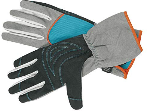 Gardena Strauchpflegehandschuh: Gartenhandschuhe für Arbeiten mit dornigen Sträuchern/Pflanzen, Größe 7/S, optimaler Tragekomfort, lange Stulpen, robuste Materialien zum Schutz der Hände (216-20)