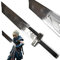 Swords and more Advent Children 6-teiliges Schwert, Cloud Strifes Fusion Buster, 6-teiliges Stahlschwert, 109 cm, Videospiel-Schwert für Cosplay, Sammlungen & als Geschenk
