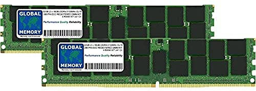 32GB (2 x 16GB) DDR4 2133MHz PC4-17000 288-PIN ECC REGISTRADO DIMM (RDIMM) Memoria RAM Kit para SERVIDORES/Estaciones DE Trabajo/Placas Base (4 Rank Kit CHIPKILL)