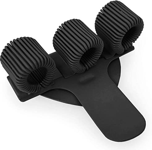 OMG, Dreifach-Stifthalter aus Metall mit Taschen-Clip - ideal für ärzte/Krankenschwestern/Piloten - [Ein Stück] - Schwarz