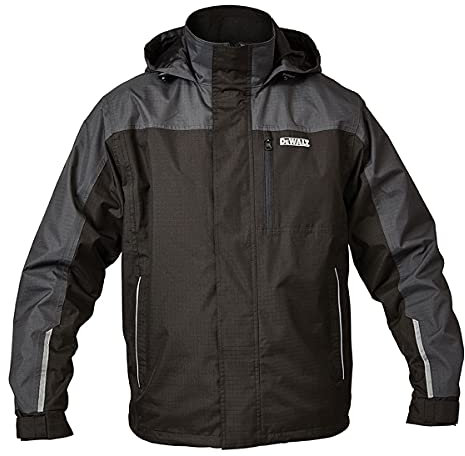 DEWALT STORM JACKET WPROOF XL Jacket, X-Large, Grey