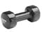 York Fitness Single Vinyl Dipped Dumbbell (Fitbell), Black, 5 Kg