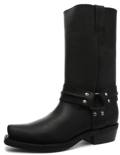 Grinders, Stivali da cowboy uomo, Nero (nero), 44