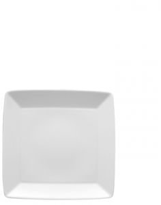 Thomas Loft Servierplatte, quadratisch, flach, 19 cm, Weiß