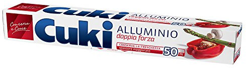 Cuki Doppia Forza Foglia di Alluminio, 50m