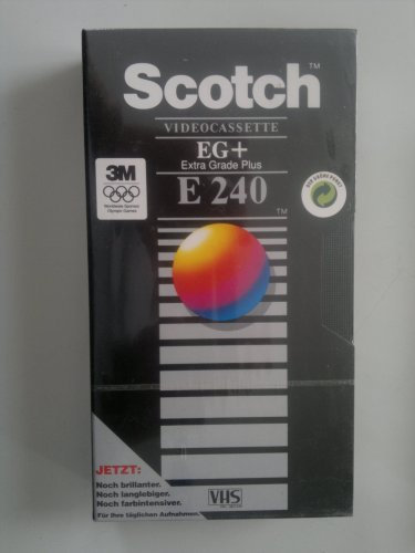 Scotch E240 EG + blanko Tapes
