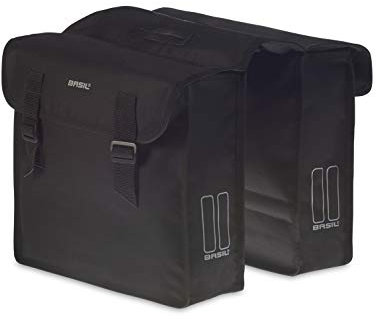 Basil Doppelpacktasche Mara, Black, 35 x 12 x 31 cm, 26 Liter, 17022