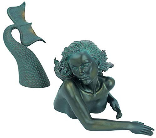Design Toscano Meara, die Meerjungfrau, Skulpturale Gartenschwimmfigur