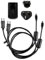 Garmin - Adaptateur Secteur avec Câble Mini, Micro USB et Adaptateur EU - Noir