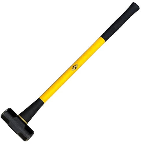 Nupla BD-8ECS Blacksmiths Double Face Sledge Hammer with Ergo Power Handle and CS Grip, 32 Handle Length, 8lbs Weight
