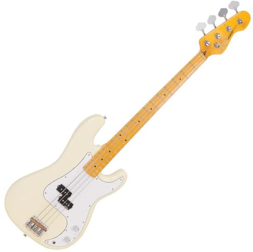 Vintage Reissued Series Bass V4MVW, Vintage White Finish