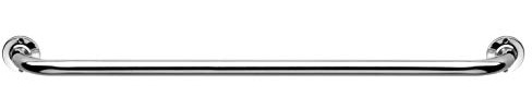 Cornat Badetuchhalter – Aus Edelstahl – Verchromt – 800 mm Länge | Rundes Design – Handtuchhalterung für Badetuch – Handtuchstange – Badausstattung – praktisch – einfache Handhabung