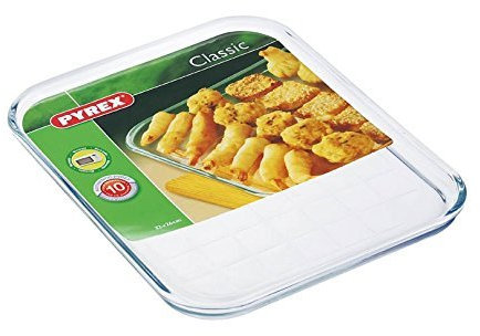 Totmizby 4 Pack Transparent Borosilicate Glass Sheet Pan, Set of 4