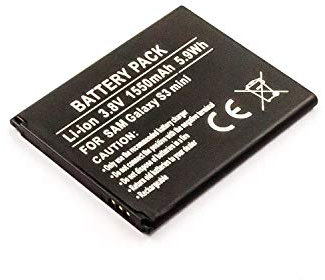 Akkuversum Akku kompatibel mit Samsung I8190 Galaxy S3 Mini, Handy/Smartphone Li-Ion Batterie