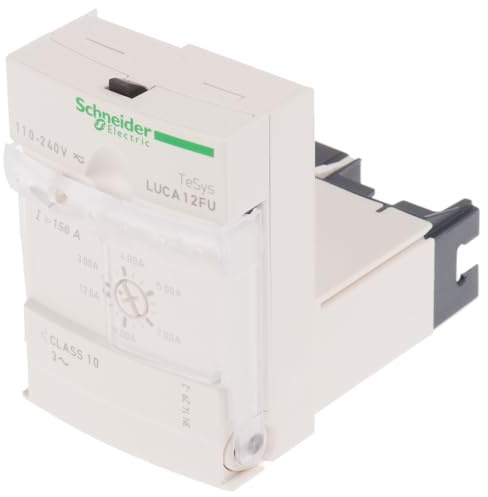 Schneider Electric, TeSys U, Standard control unit, 3-12A, 3P motors, thermal magnetic protection, class 10, coil 110-240V AC/DC, LUCA12FU