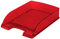 Leitz Briefkorb Standard A4, 5er Pack, Transparente Briefablage in Premium-Qualität, Stapelbare Ablagefächer als Schreibtisch-Organizer, Kombinierbar mit Plus-Serie, Rot, 52260028