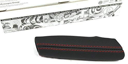 Handbremshebelgriff Original Audi A3 / S3 8P Tuning Griff Karmesinrot-Naht Hebel