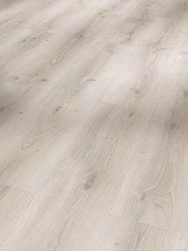 Parador Dekorboden Laminat Basic 600 Eiche Askada weiß gekälkt Naturstruktur Breite Landhausdiele 4-V-Fuge